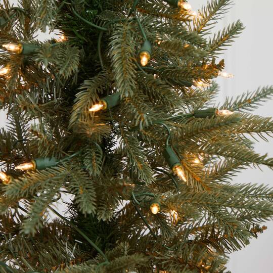 4.5ft. Pre-Lit Artificial Christmas Tree, Clear Lights